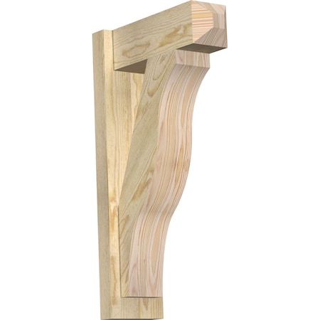 Funston Craftsman Rough Sawn Outlooker, Douglas Fir, 6W X 16D X 28H